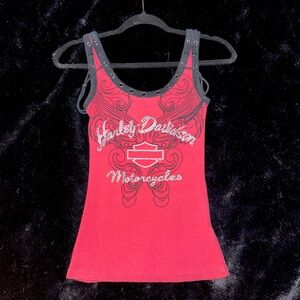 rare vintage harley davidson tank ❤︎𐙚